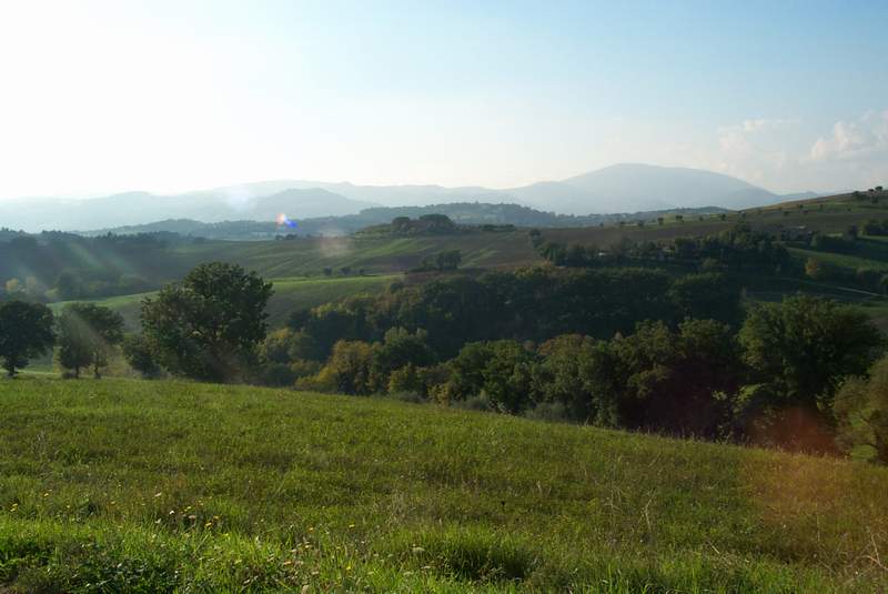 Umbria Immagini e Fotografie - Pilonico Paterno - panorama della natura